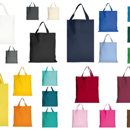 Baumwolltasche kurzer Henkel